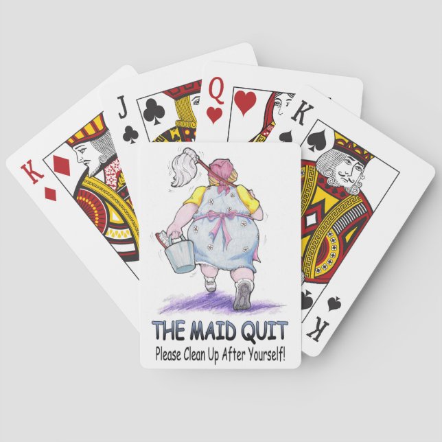 Maid Quit Casinokort (Baksidan)