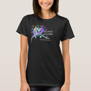 Maid Residential and Commercial Städning Duster Bu T Shirt