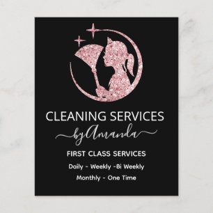 Maid Ro Rosa Städning Service Flygblad