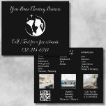 Maid Städning House QR Code Sparkling Business<br><div class="desc">Maid Städning Service-affärskortet med en QR-kod för praktisk åtkomst till tjänsten. Skrämmande,  effektiv perfekt för att ansluta klienter direkt med bokning,  information och kontaktalternativ via en snabbsökning.</div>