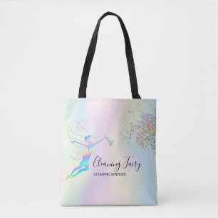 Maid Städning House Sparkling Holograph Fairy Mugg Tygkasse
