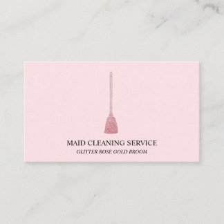 Maid Städning Housekeeper Janitorial home Visitkort