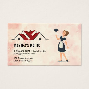 Maid Städning Services   Bostad Visitkort