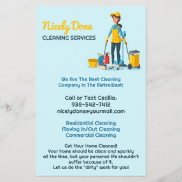 Maid Städning Services Flygblad