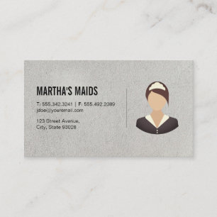 Maid-tjänst Visitkort