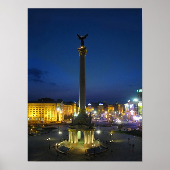 Maidan Nezalezhnosti Kyiv Poster (Framsidan)