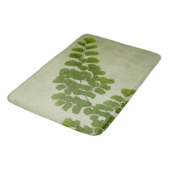 Maiden Hair Fern Frond Badrumsmatta (Vinklad)