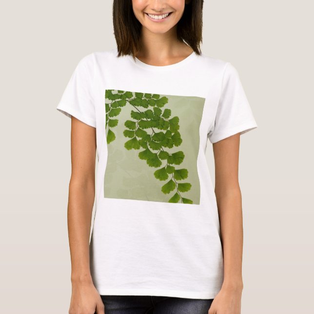 Maiden Hair Fern Frond T Shirt (Framsida)