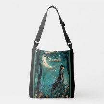 Maiden i Moonlight Crossbody Tote Bag