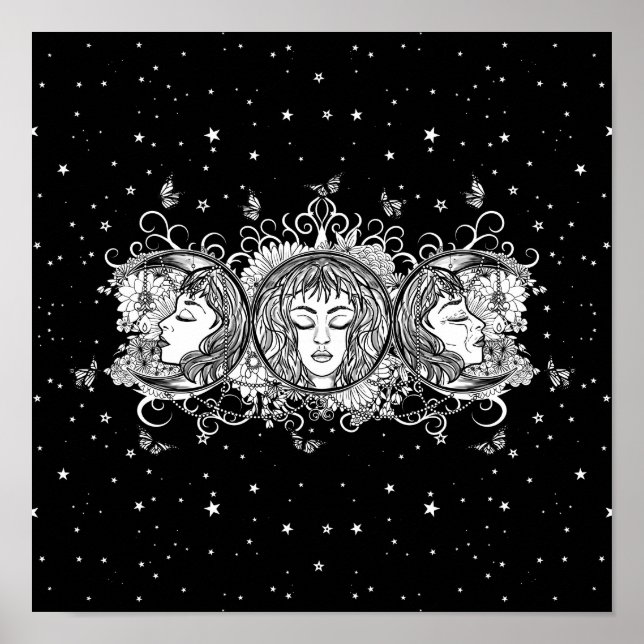 Maiden Mor Crone - Triple Måne Poster (Framsidan)