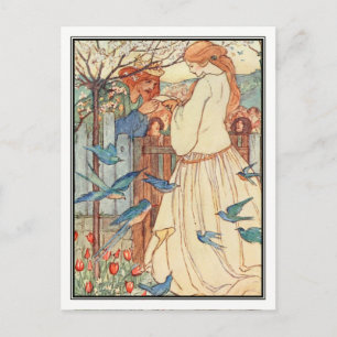 Maiden Sång av Florence Harrison Vykort
