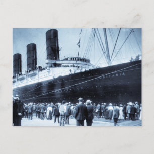 Maiden Voyage of RMS Lusitania, 13 september 1907 Vykort