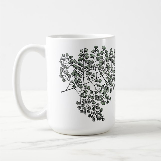 Maidenhair Fern Kaffemugg (Vänster)