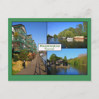 Maidenhead Riverside vykort