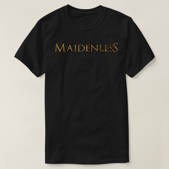 Maidenless logotyp Classic T Shirt (Design framsida)