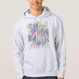 Maiduguri Nigeria Stadskarta Hoodie