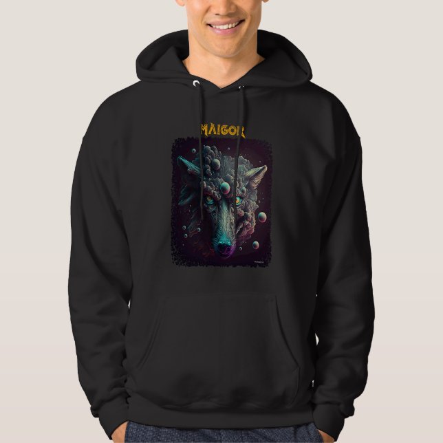 Maigor The Werewolf  Gothic Horror Hoodie (Framsida)
