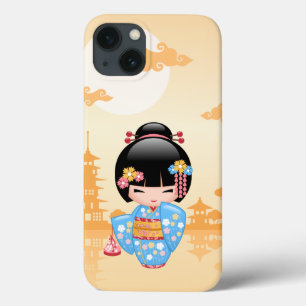 Maiko Kokeshi Doll - Cute Japansk Geisha Girl