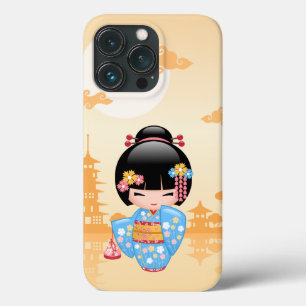 Maiko Kokeshi Doll - Cute Japansk Geisha Girl