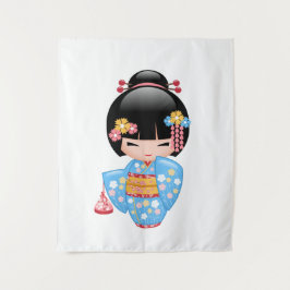Maiko Kokeshi Doll - Cute Japansk Geisha Girl