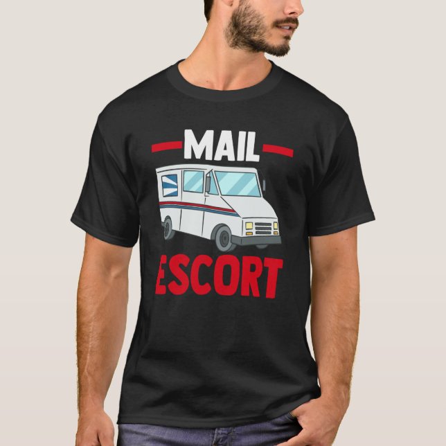 Mail Carrier Postman Mailman Postal Worker Mail Es T Shirt (Framsida)