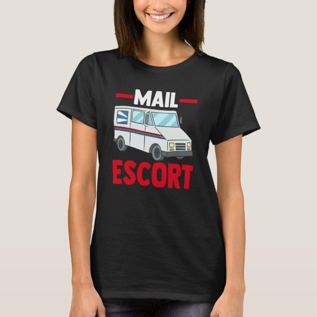 Mail Carrier Postman Mailman Postal Worker Mail Es T Shirt (Framsida)