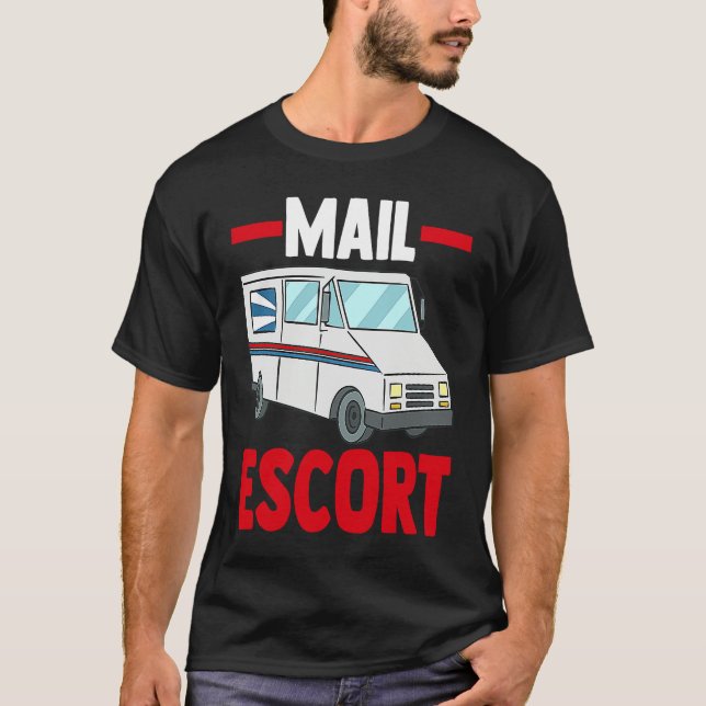 Mail Carrier Postman Mailman Postal Worker Mail Es T Shirt (Framsida)