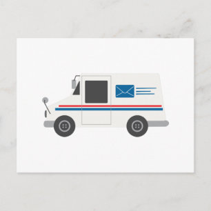 Mail Lastbil Vykort