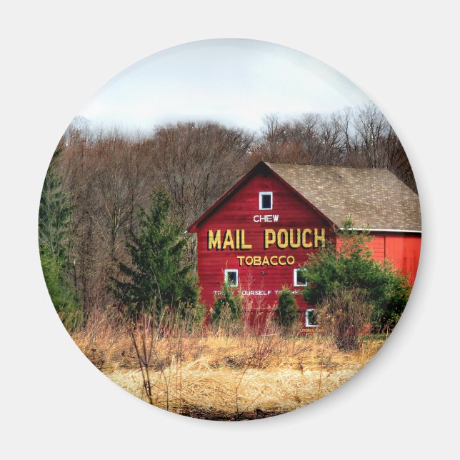 Mail Pouch Barn Magnet (Framsidan)