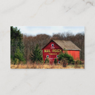 Mail Pouch Rural Barn Visitkort