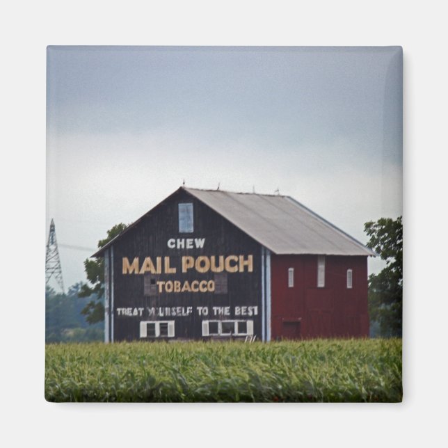 Mail Pouch Tobacco Barn Magnet (Framsidan)