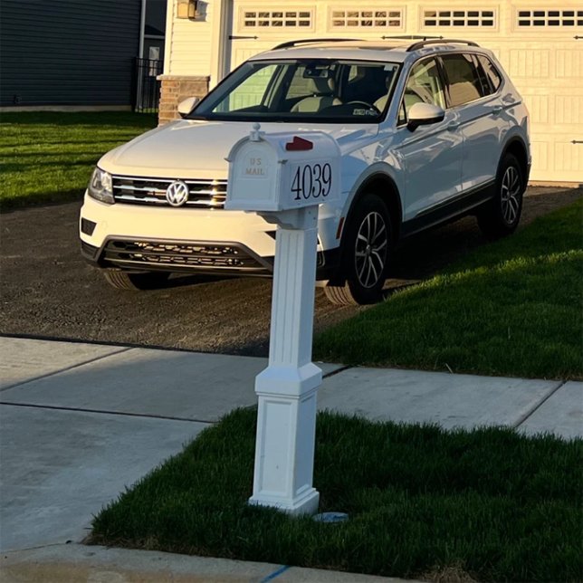 Mailbox Address Numbers Decal, Door Numbers Bildekal (Mailbox Decal sticker | mailbox decal numbers )