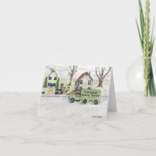 Mailbox Molly's Flytta Day Card Kort