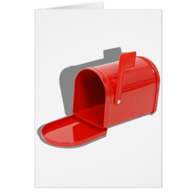 MailboxOpen051409shadows Hälsningskort (Framsidan)