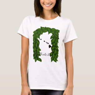 Maile Lei med den hawaianska öskjortan Tee Shirt