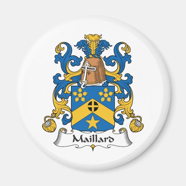 Maillard Family Crest Magnet (Framsidan)