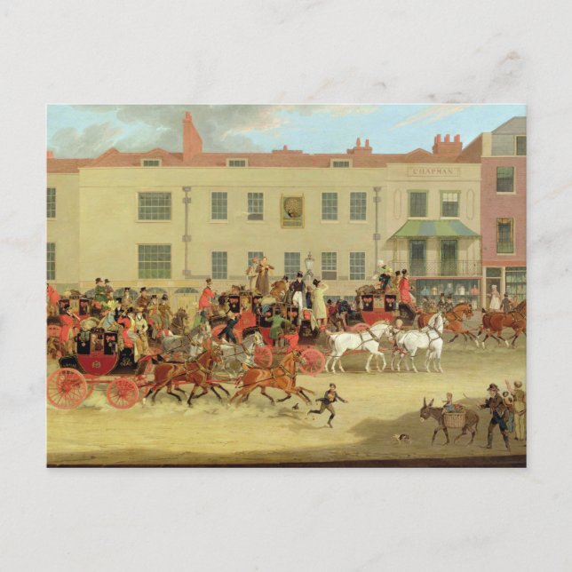 Mails North Land vid Peacock, Islington. Vykort (Framsida)