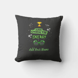 Main Character Throw Pillow Kudde