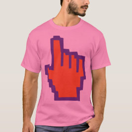 main hand pointeur pointer mano inform geek t shirt