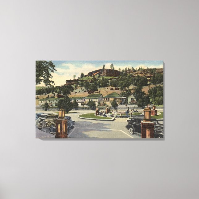 Main Hotel View på Richardson Vår Canvastryck (Framsida)