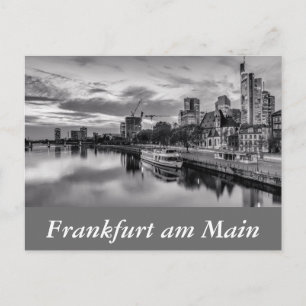 Main i Frankfurt am Main Vykort