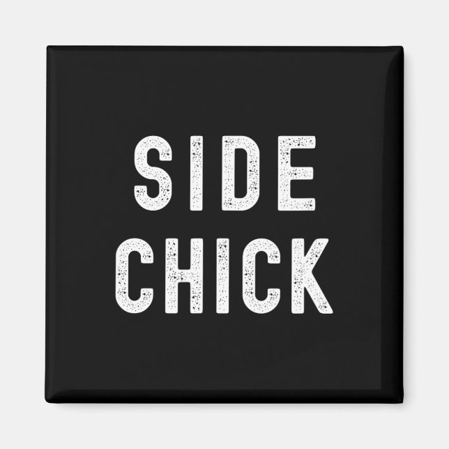 Main Man Side Chick Couples Thanksgiving Christmas Magnet (Framsidan)