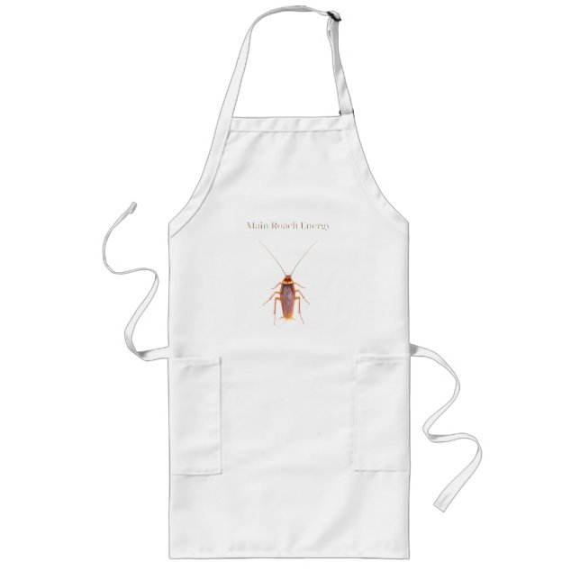 Main Roach Energy Apron| The Unhinged Closet Långt Förkläde (Framsidan)