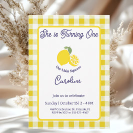 Main Squeeze Birthday Invitation Birthday Card Inbjudningar