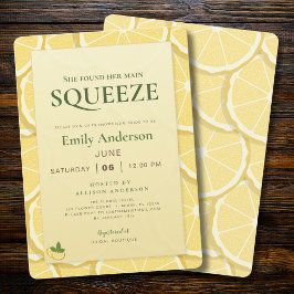 Main Squeeze Bridal Shower | Lemon Italien Amalfi Inbjudningar