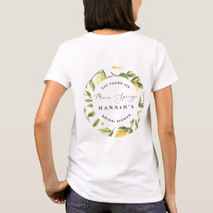 Main Squeeze Citron Medelhavet Bröllopsfest T Shirt