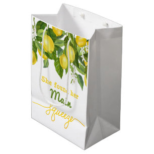 Main Squeeze Citron Tema Bröllop Bröllopsdusch