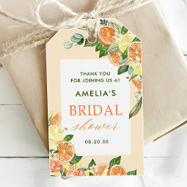 Main Squeeze Citrus Bröllopsfest Presentetikett