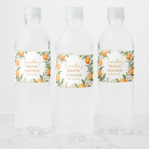 Main Squeeze Citrus Orange Bröllopsdusch