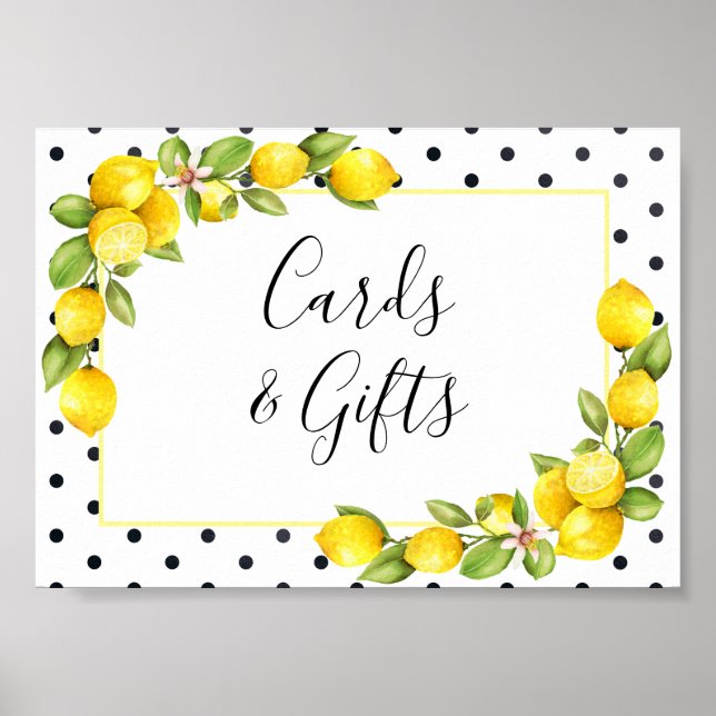 Main Squeeze Lemon Cards and Gifts skylt (Framsidan)